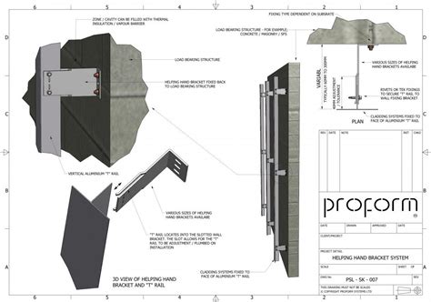 helping hand system cladding